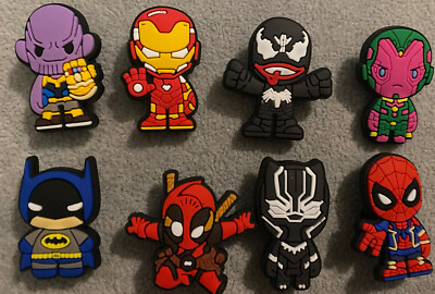 Kroko Charm Jibbitz Set - Marvel Avengers