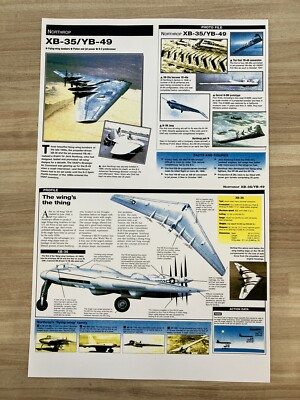Northrop Xb-35 Flying Wing - Digram & Info