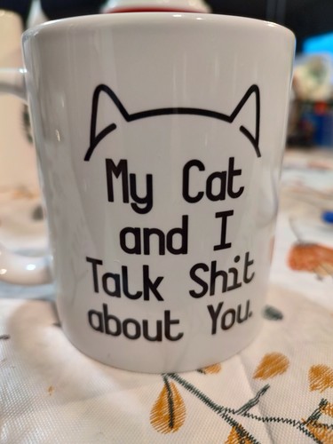 11oz Cat Quote Mug - Picture 2 of 3