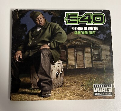 Revenue Retrievin: Graveyard Shift E-40 (CD, 2011) EMI Digipak Parental Advisory