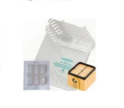 SET FARFALLA VK135/136 FOLLETTO VORWERK ORIGINALE NUOVO CONFEZIONATO