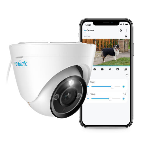 REOLINK 4K PoE Security IP Camera Outdoor 3X Optical Zoom 2-way Audio Spotlights