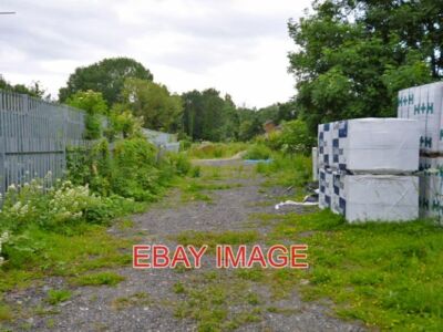 FOTO GLEISBETT ALTER STAINES WESTZWEIG BLICK NACH SÜDEN VON BADESTRASSE DURCH A