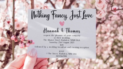 10 Wedding Invitations / Evening Reception Party Invites ...