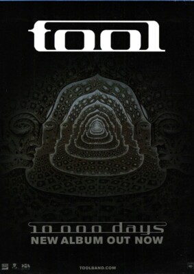 PTP55 MAGAZINWERBUNG 11X9'' WERKZEUG: 10000 TAGE ALBUM