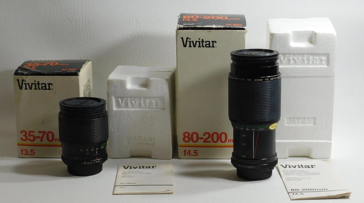 Vivitar f/3.5 Camera Lenses 35-70mm Focal for sale | eBay