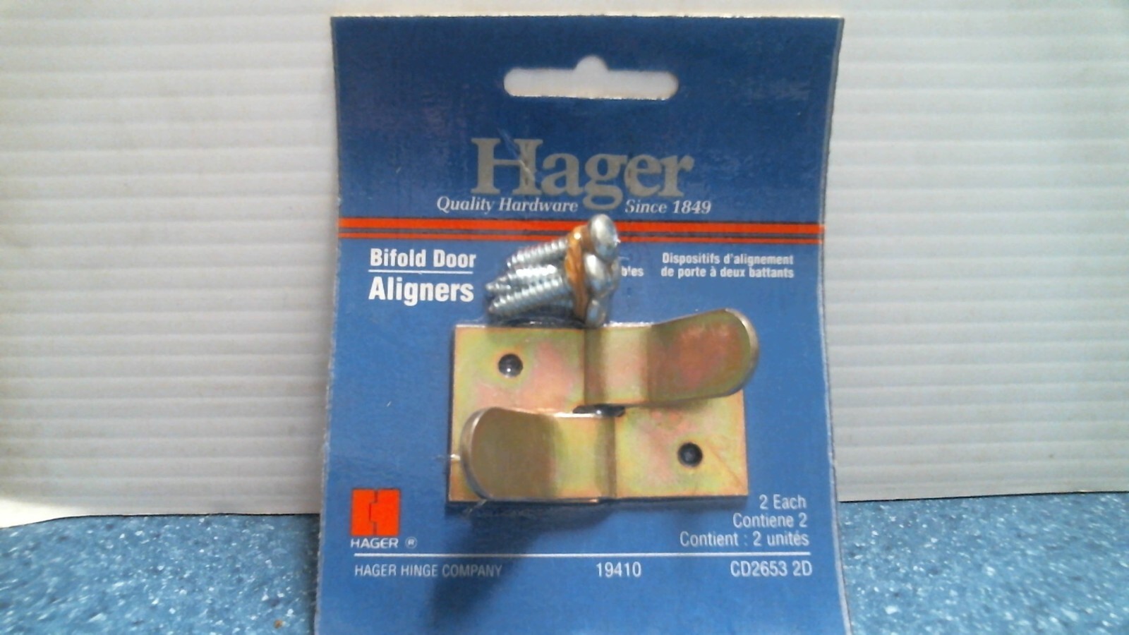 Hager Bifold Door Aligners 2 Pk (19410) FS eBay