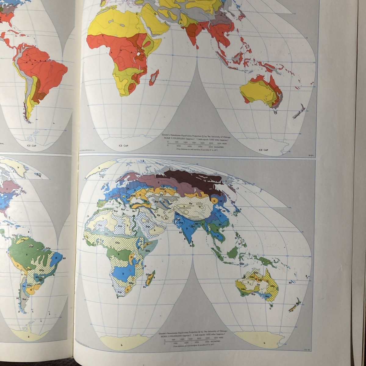 Vintage Britannica World Atlas 1967 Hard Cover With Maps | eBay
