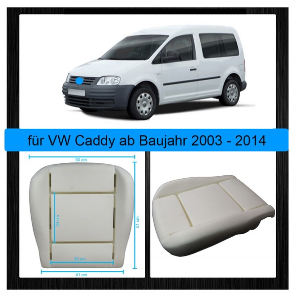Sitzpolster Schaumstoff Schaumpolster FüR VW Caddy 3 Ab 2003-2010-image
