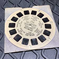 Rare Sawyer's Single view-master Reel 256 Mount Lassen Volcanic Hand-Lettered 1F