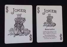 2  U.S. Playing Card Company Single Swap Bicycle Joker Ridder Back Playing Cards