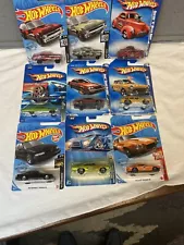 Nine Brand New Hot Wheels Cars/Various Years and Cars/See Pictures For Details 