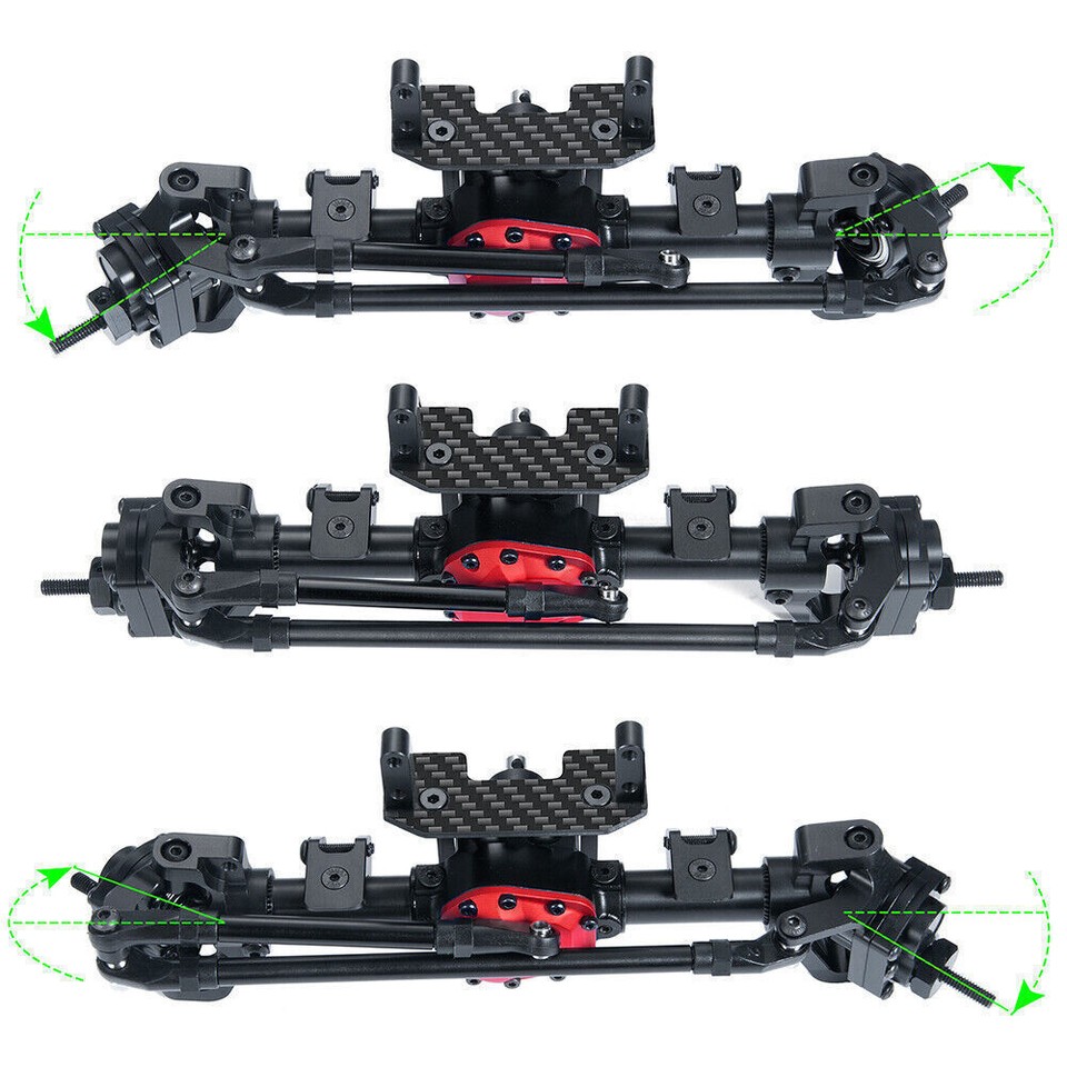 Supporto Base Servo Asse Per 1/10 RC Cingolato Assiale SCX10 II - Foto 4