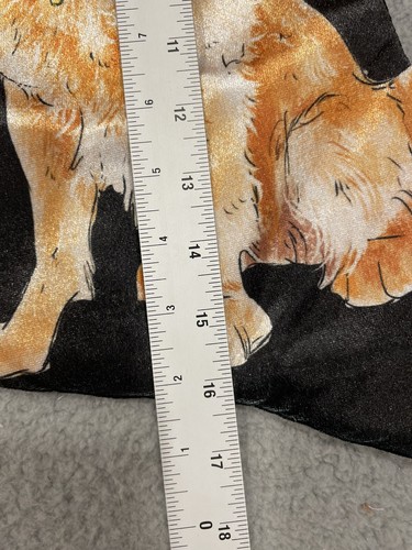 Golden Retriever Dog Cheistmas Stocking Don't Stop Retrievin 18” Velour Black - Picture 3 of 5
