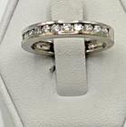 STUNNING .925 Vintage Sterling Silver Estate Ring Size 6 with Colorless Stone