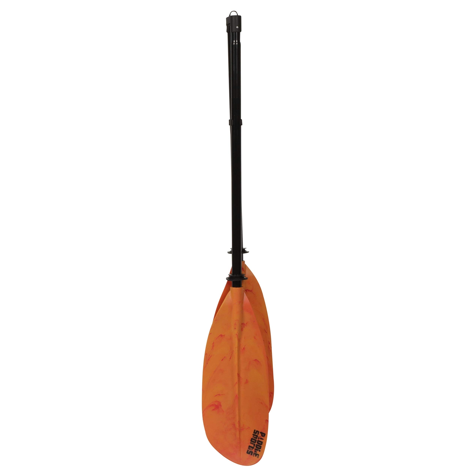 Attwood 11756-2 Vibrant Asymmetrical Paddle, Orange/Red and White/Gray Blades