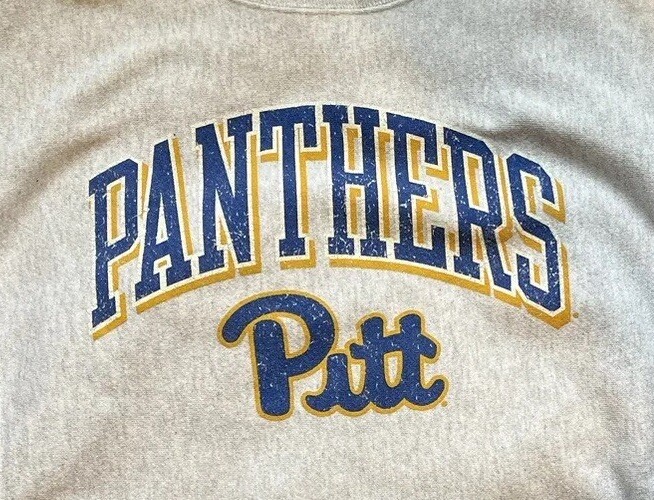 Vintage Pittsburgh University Pitt Panthers Champion Reverse