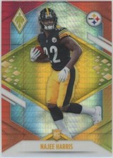 2021 Panini Phoenix Najee Harris Rookie Fire Burst Parallel Steelers RC #111