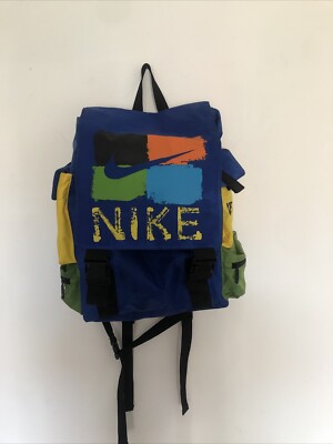Nike Rucksack Backpack Back pack bag Vintage Retro 90s Logo