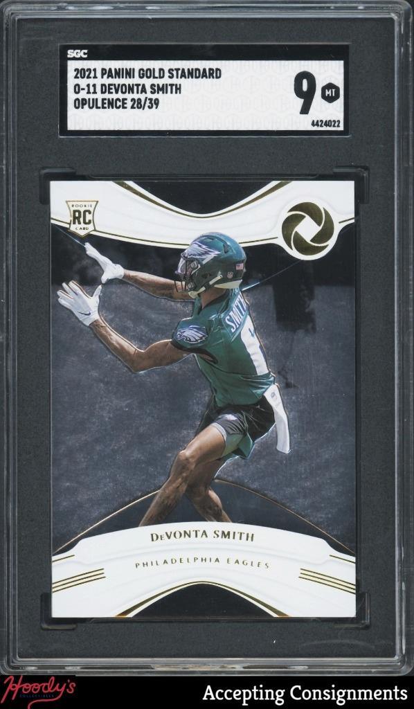 DeVonta Smith Panini Gold Standard Opulence Rookies #O11 Base