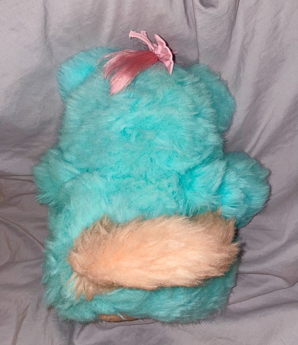 アメトイ　ブラッシュアラブズ　ヴィンテージ　テディベア　パープルミント 1980s☆Brush-a-Loves/ブラッシュアラブズ ぬいぐるみ