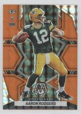 2022 Panini Mosaic Super Bowl MVPs Reactive Orange Prizm Aaron Rodgers #294 19gz