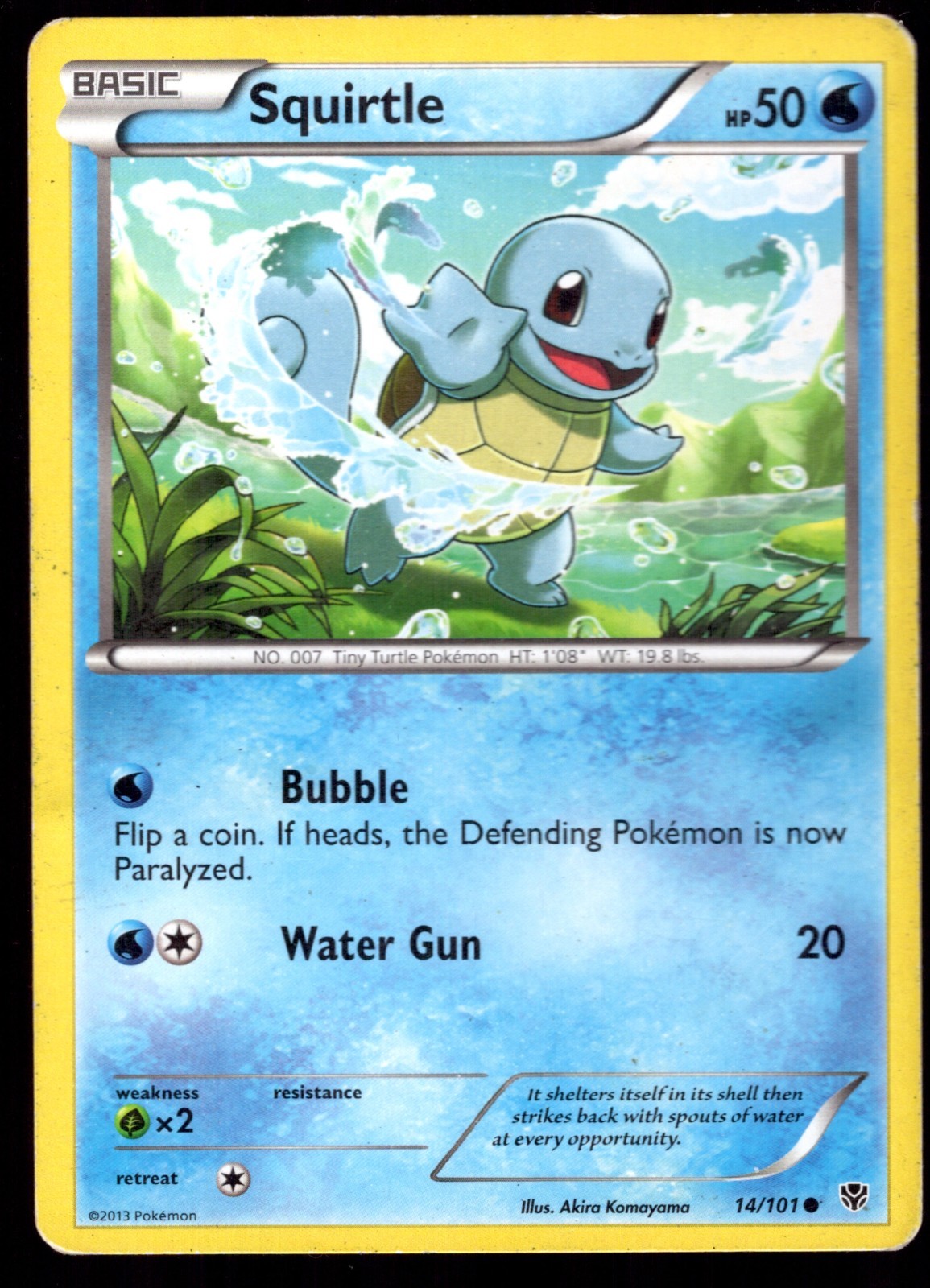 Squirtle 14/101 Plasma Blast