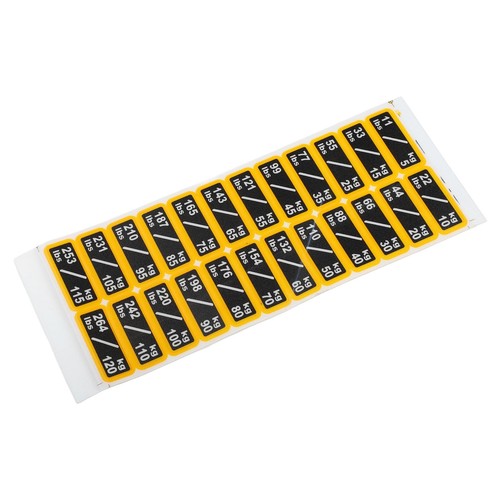 Main Routine Exercises Gym For Workout Weight Stickers Organizational Aid for Fitness Routines ...