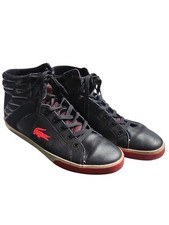 Zapatillas altas de lactosa para hombre - rojas y negras - talla 12 para hombre