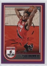 2022-23 Panini NBA Hoops Purple Greg Brown III #214 2m6