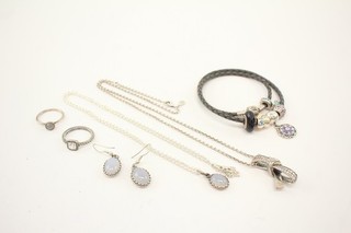 Pandora Sterling Silver Jewellery Matching Set Bow Charm Bracelet x 6 (41g)