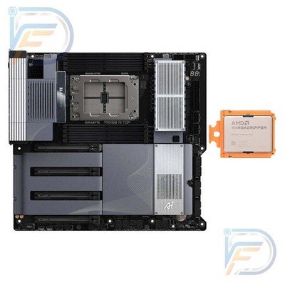 AMD Threadripper 7980X 64C128T CPU + GIGABYTE TRX50 AI TOP sTR5 Motherboard