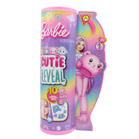 Barbie Cutie Reveal TeddybäR PlüSchkostüM 10 ÜBerraschungen Puppe - Neu Ovp