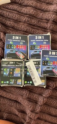 3 In 1 Carplay, Android Auto, Mirror Link Wireless USB Adapter, Apple/Android