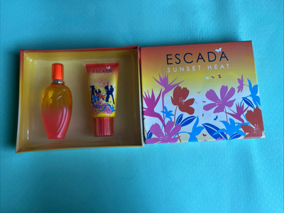 ESCADA SUNSET HEAT by ESCADA 3.3 oz  EDT SPRAY & 5.1 oz B/LOTION 2 PIECES SET