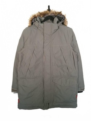The North Face McMurdo Parka Mantel Größe Large Herren Grau Hyvent Kunstfell Isoliert