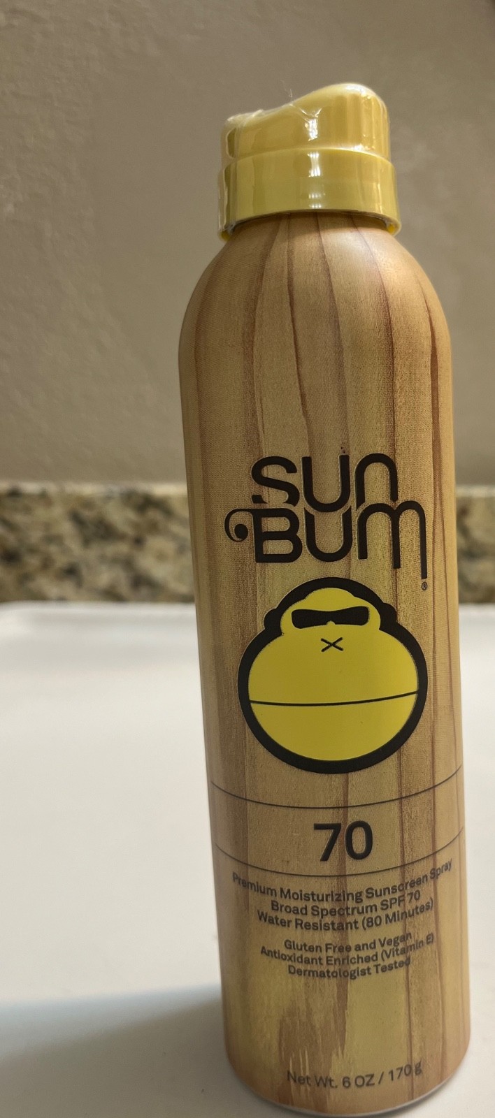 Sun Bum Original SPF 70 Premium Moisturizing Sunscreen Spray 6 oz