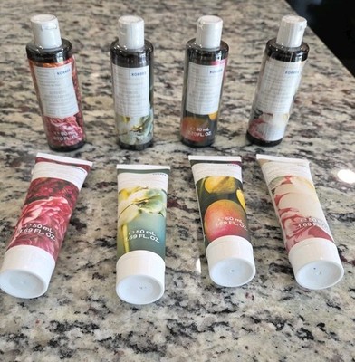 Korres Body Butter Lotion /Cleanser Lot Of 8 Sz 1.69oz/2.70oz New Sealed