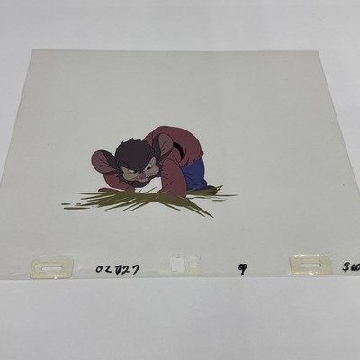 Vintage Original 1986 American Tail Don Bluth  Production Art Cel Fievel 109