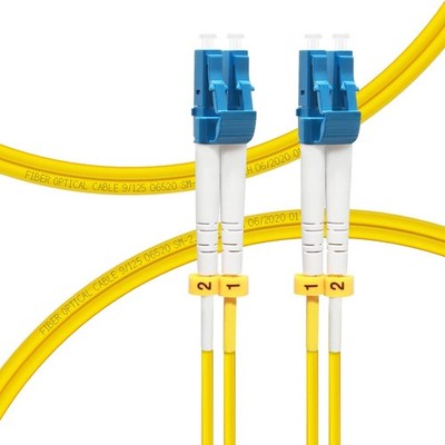 4 Pack OS2 LC to LC Fiber Patch Cable 0.5M 1.6ft Duplex 9/125um Singlemode