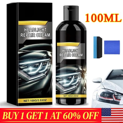 Headlight Repair Cream, 2025 New Doeyvose Car Headlight Refurbish Agent