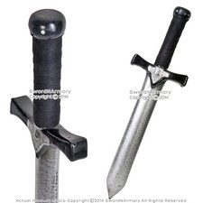 18" Fantasy Dark Knight LARP Foam Short Latex Game Weapon Cosplay
