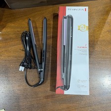 Plancha plana Remington 1” S5500 cerámica negra plancha de pelo. Pre Loved.