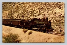 Nevada Northern 40 Baldwin Steam Locomotive 1964 Centennial Postcard