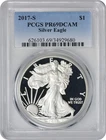 2017-S $1 American Silver Eagle PR69DCAM PCGS