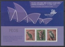 AUSTRALIA 2005 PACIFIC EXPLORER STAMP EXPO PERFIN &lsquo;PE05&rsquo; (ID:133/D67105)
