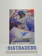 2025 Bowman's Best Yolfran Castillo Auto Refractor #B25-YC Rangers On Card Auto