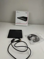 LG Ultra Slim Portable DVD WRITER GP55ex70 WORKING CD/DVD EXTERNAL DRIVE