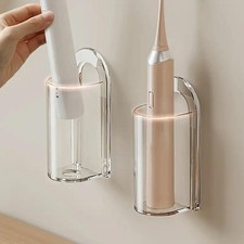 Non Perforated Toothbrush Holder Electric Toothbrush Base Space Saving Wall Moun