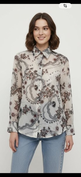 Women Elena Miro Shirt White Cotton 36 / S / 44